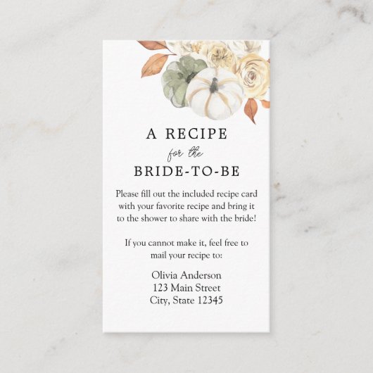 秋の要求素朴エンクロージャカード エンクロージャーカード (正面)