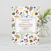 秋の要素の招待状 招待状 (スタンド正面)