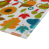 秋の要素 カッティングボード (角)