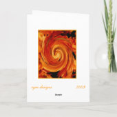 秋の記憶母の日カード カード (裏面)