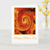 秋の記憶母の日カード カード (黄色い花)