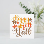 秋の訪れを祝って カード (スタンド正面)