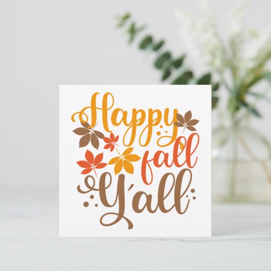 秋の訪れを祝って カード (スタンド正面)