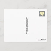 秋の証拠 – 葉カード ポストカード (裏面)