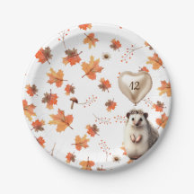 秋の誕生日バッシュ – ヘッジホッグ&自然をテーマ