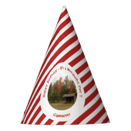 秋の誕生日パーティーのアイテムにリーンtoアディロンドック パーティーハット