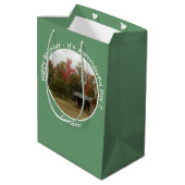 秋の誕生日パーティーのアイテムにリーンtoアディロンドック ミディアムペーパーバッグ (裏面アングル)