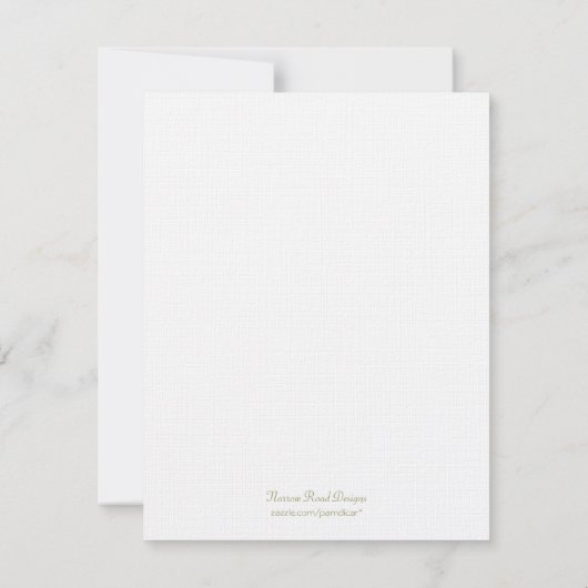 秋の誕生日パーティーの招待テンプレート 招待状 (裏面)