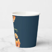 秋の誕生日パーティー秋フェテオレンジブロッサム 紙コップ (左)