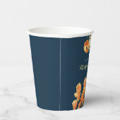 秋の誕生日パーティー秋フェテオレンジブロッサム 紙コップ (右)