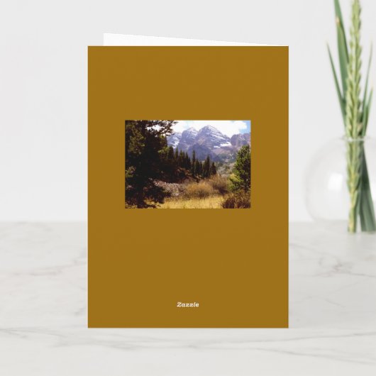 秋の誕生日 カード (裏面)