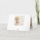 秋の誕生日　希望の聖書詩篇118:24 カード (裏面)