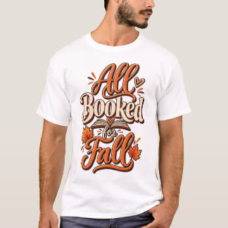 秋の読書に夢中 | 読書好きのためのサブライメント Tシャツ