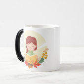 秋の読者 モーフィングマグカップ (正面左)