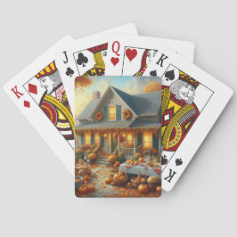 秋の豊かさをコジーなチャームで祝おう トランプ