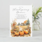 秋の豊かさ感謝祭 招待状 (スタンド正面)