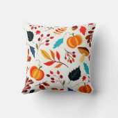 秋の豊かなカスタム クッション (裏面)