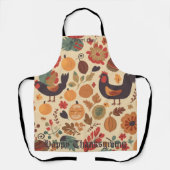 秋の豊富 エプロン (正面)