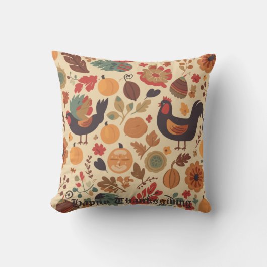 秋の豊富 クッション (正面)