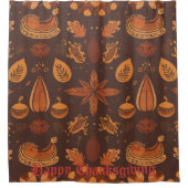 秋の豊富 シャワーカーテン (正面)