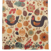 秋の豊富 シャワーカーテン (正面)