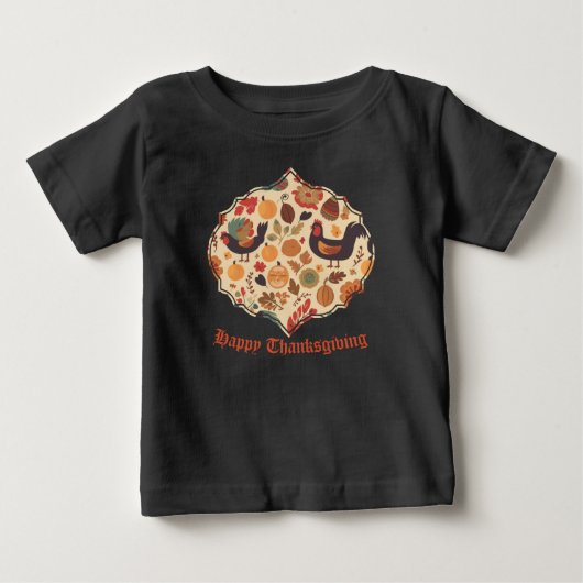 秋の豊富 ベビーTシャツ (正面)