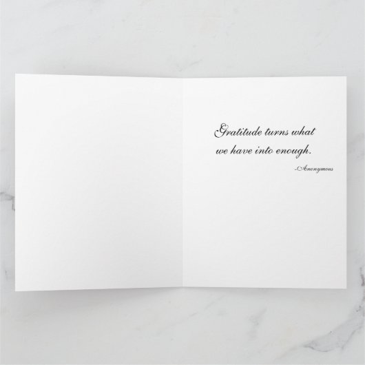 秋の豊穣 カード (内部)