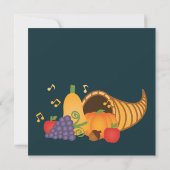 秋の資金調達パーティーのご案内 招待状 (裏面)