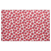 秋の赤いカエデ葉 ファブリック (ヤード)