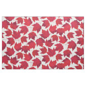 秋の赤いカエデ葉 ファブリック (ファットクウォーター)