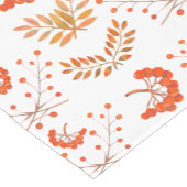 秋の赤いベリー&離れボタニカル ショートテーブルランナー (コーナー)