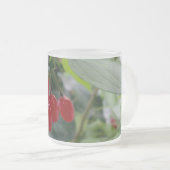 秋の赤い斑点 フロストグラスマグカップ (正面右)