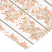 秋の赤い果実&離れ植物性短机 ショートテーブルランナー (コーナー)