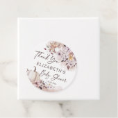 秋の赤ちゃんシャワーの葉パンプキ感謝していンユー フェイバータグ (インサイチュ)