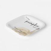 秋の赤ちゃんシャワーリトルカボチャシャワー ペーパープレート (傾斜あり)