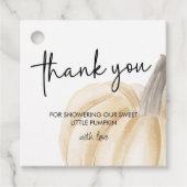 秋の赤ちゃんシャワーリトルカボチャ広場 フェイバータグ (正面)