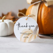 秋の赤ちゃんシャワーリトルカボチャ フェイバータグ