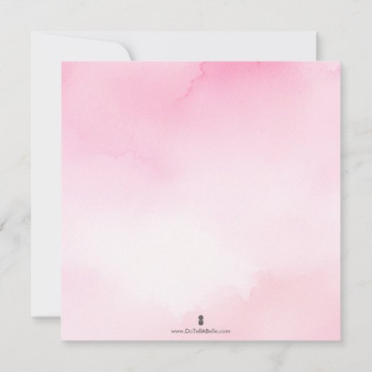 秋の赤ちゃんシャワーリトルカボチャsipと参照 招待状 (裏面)