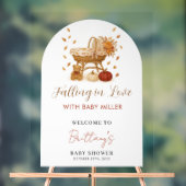 秋の赤ちゃんシャワー歓迎サイン アクリルサイン (ニュートラル)