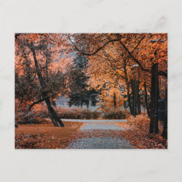 秋の足で ポストカード