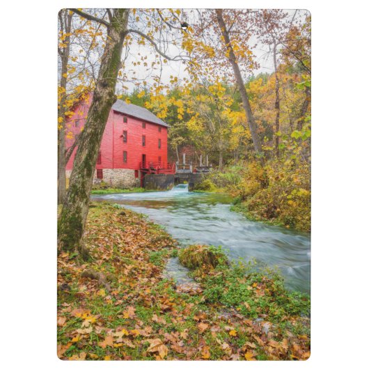 秋の路地 クリップボード (裏面)