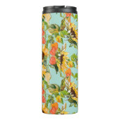 秋の輝き：シームレスな自然パターン タンブラー (裏面)