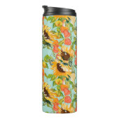 秋の輝き：シームレスな自然パターン タンブラー (回転右)