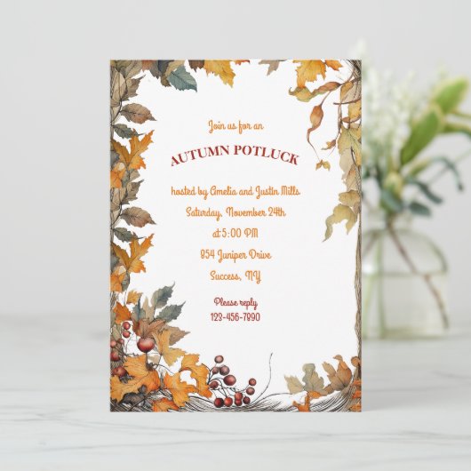 秋の輝き 招待状 (スタンド正面)