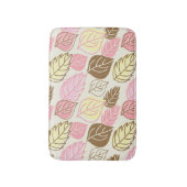 秋の輝き：葉の継ぎ目のないパターン バスマット (正面縦)