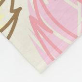 秋の輝き：葉の継ぎ目のないパターン フリースブランケット (角)