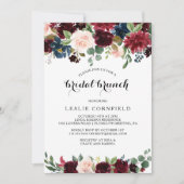 秋の輝素朴くブルゴーニュブライダルブランチ 招待状 (正面)