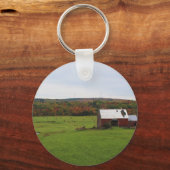 秋の農場 キーホルダー (正面)