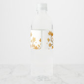 秋の農家マーケットベビーシャワー ペットボトルラベル (裏面)