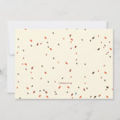 秋の近隣のブロックのパーティの招待状 招待状 (裏面)